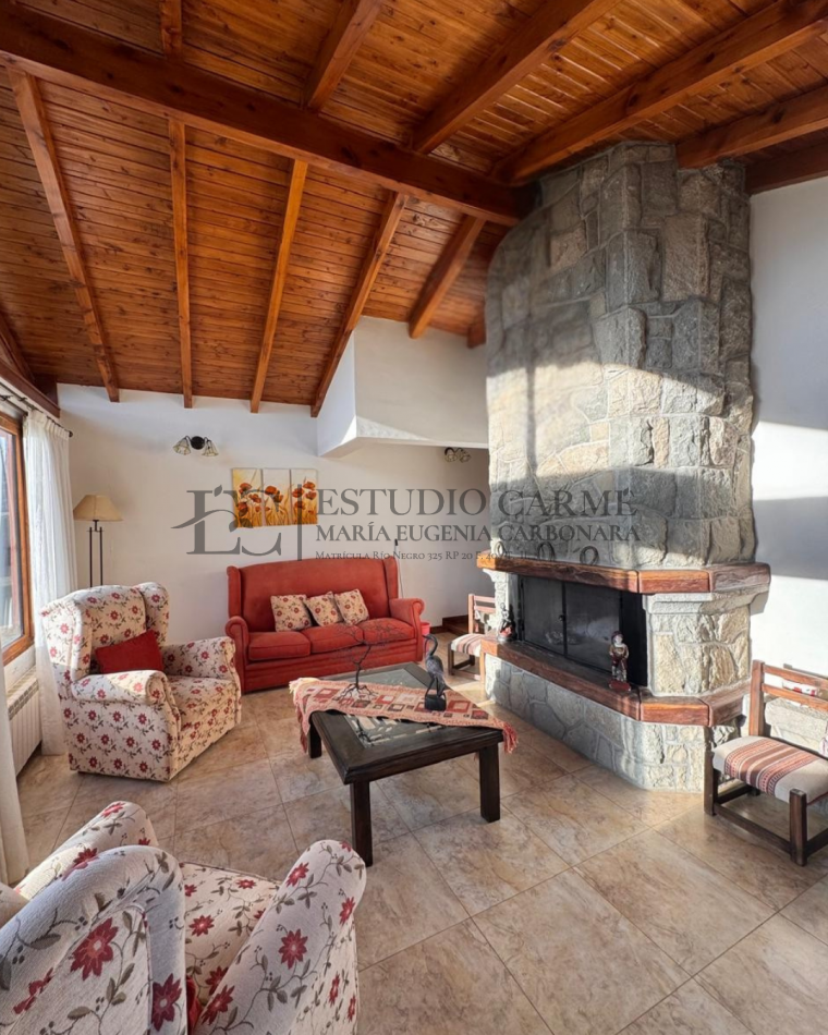 Casa 6 amb + amplio quincho o depto con garage en Dina Huapi a 15 km de Bariloche zona residencial jardin