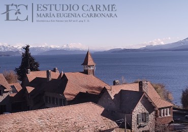  2 amb cochera fija cubierta vista lago centro de Bariloche apto turismo en venta departamento 