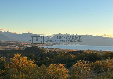 Barrancas de Dina Huapi lote 290 barrio privado a 15 km de Bariloche vigilancia plano vistas amenities tenis SUM
