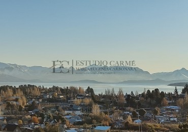 Lote vista panoramica lago Nahuel Huapi y Cordillera en Barrio Privado Barrancas de Dina Huapi L.94 venta a 15 km de Bariloche.